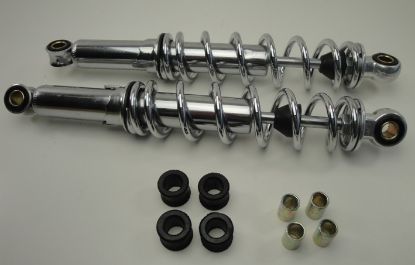 Afbeeldingen van Schokbrekerset 330mm chroom