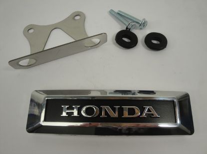 Afbeeldingen van Voorvork sierplaat Honda zwart