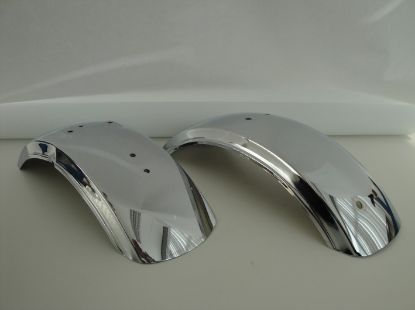 Afbeeldingen van Spatbordset Honda Dax, beugel type repro