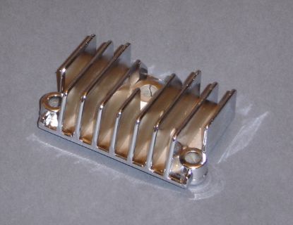 Afbeeldingen van Cilinderkop deksel chroom OT kop R. 6V