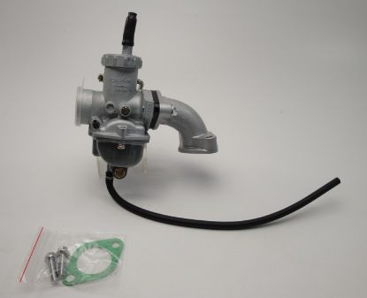Afbeeldingen van Carburateur met spruitstuk 20mm Dekni